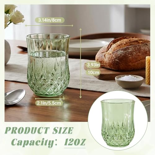 40 Pack Plastic Stemless Wine Glasses (40 Count)