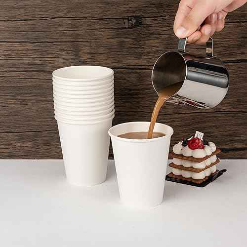 300 Pack 12 oz Disposable Paper Coffee Cups (300 Count)