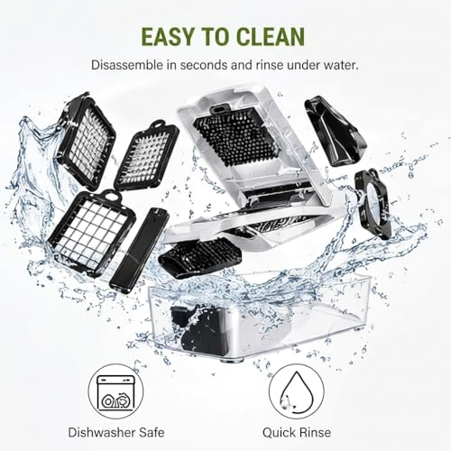 Multi 23-in-1 Pro Vegetable Chopper & Mandoline Slicer, 10 Blade-in-1 (23 Count)