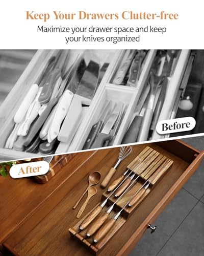 In drawer Knife Block
