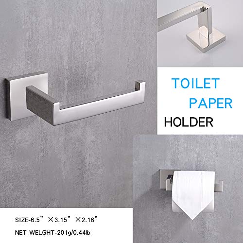 Polished Chrome Toilet Paper Holder SUS304 Stainless Steel