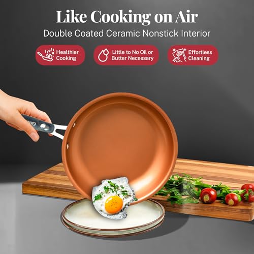 20 Pc Pots and Pans Set Nonstick Cookware + Bakeware Set