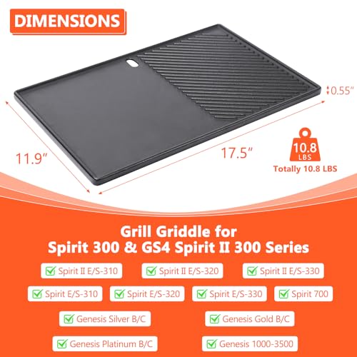 Reversible 7598 Griddle Replacement Parts