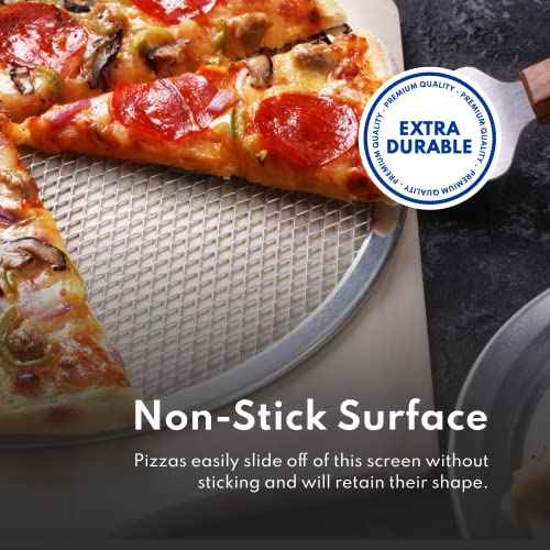 Restaurant Grade Seamless Aluminum Pizza Baking Screen