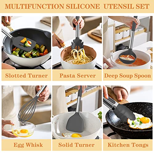 Silicone Cooking Utensil Set (43 Count)