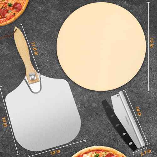 Pizza Stone 5 PCS Set
