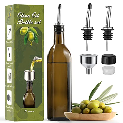17oz Glass Olive Oil Dispenser