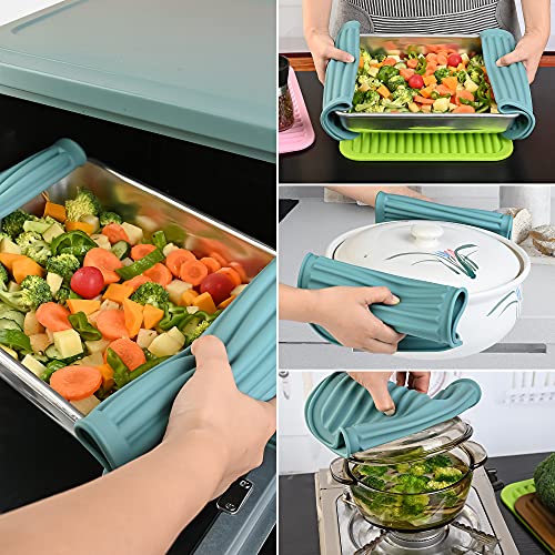 Silicone Trivets Mats for Hot Dishes and Hot Pots (2 Count)