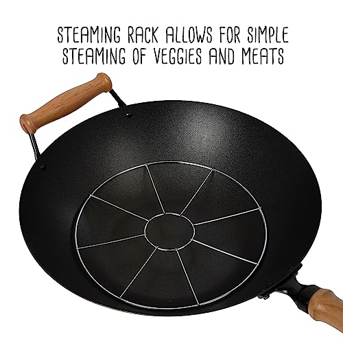 22-9938, Pro Chef 14 Inch 10 Piece Excalibur Non-Stick Wok Set