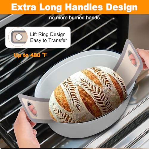 Silicone Bread Sling for Dutch Oven 2 Pcs