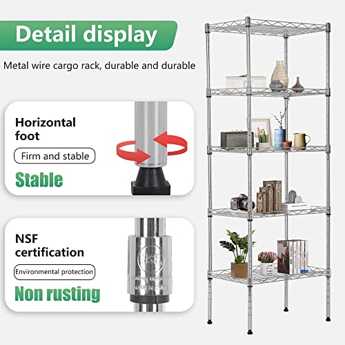 5 Tier Wire Shelf