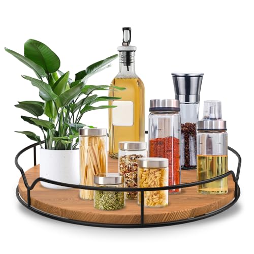 Lazy Susan Turntable Organizer for Cabinet Pantry Kitchen Countertop Computer Cupboard