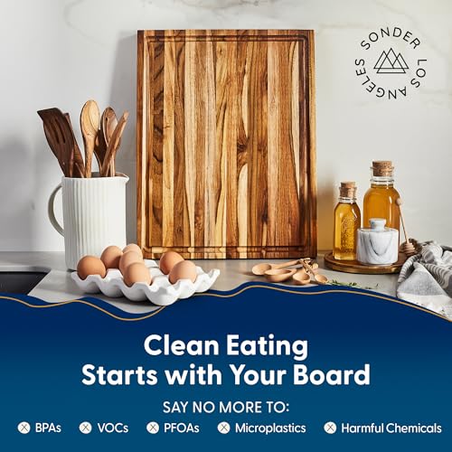 Laurel Teak Wood Cutting Board