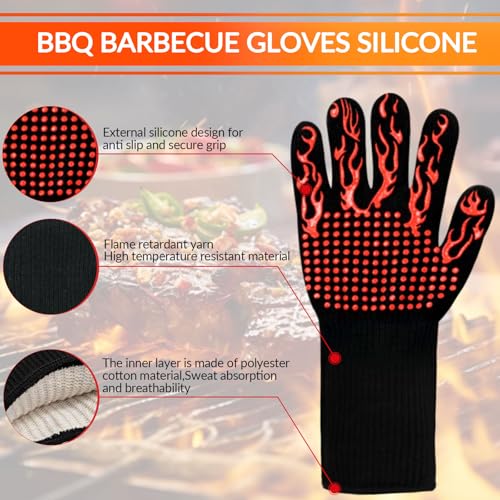 1 Pair Grill Oven Mitts (2 Count)