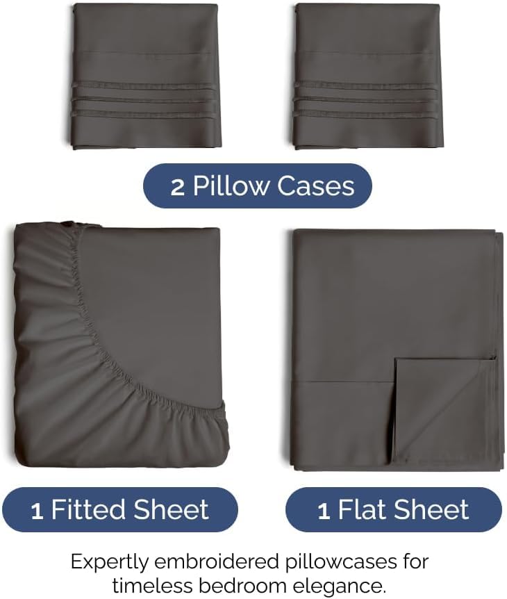 Queen Size 4 Piece Sheet Set