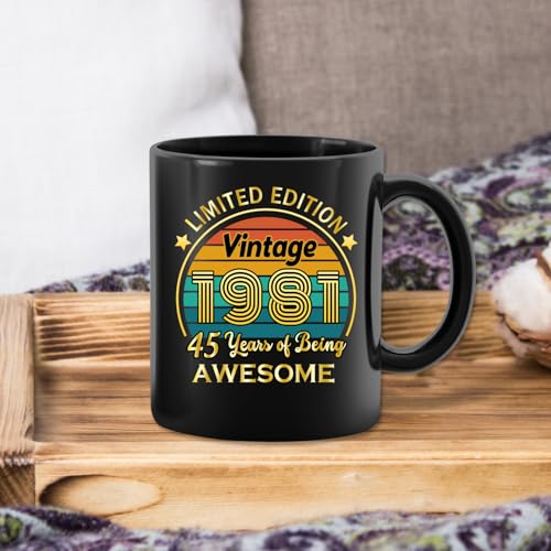 11oz 1981 Vintage Ceramic Porcelain Coffee Mug