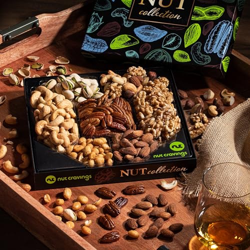 Nut Collection Gift Basket in Elegant Box (16 Ounce)