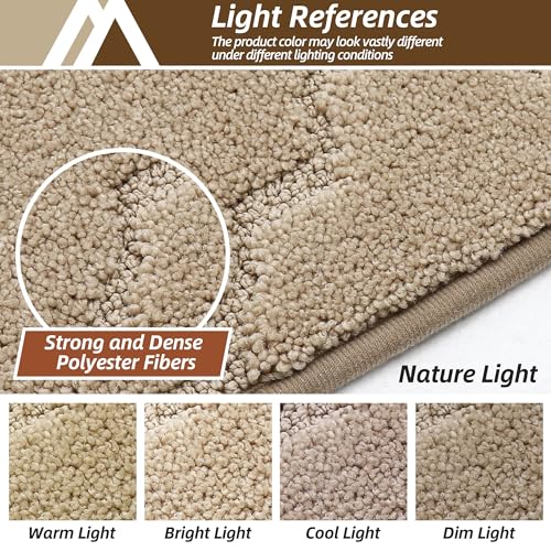 Soft Kitchen Rugs Set of 2 Non Slip 24"x36"+24"x60" (25.984 Sq Ft)