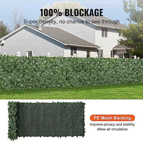 Artificial Ivy Privacy Fence Screen