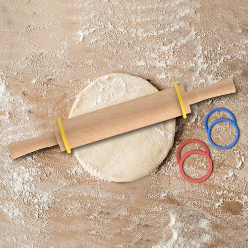 Rolling Pin with Handles (3 Count)