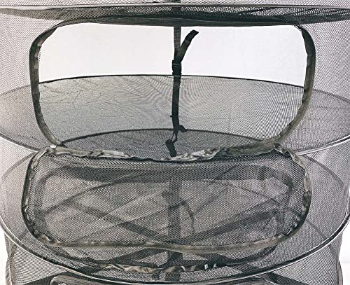 Herb Dry Rack Zipper Opening 3ft Adjustable Center Support Straps NO Sagging Fine Mesh Dry Net