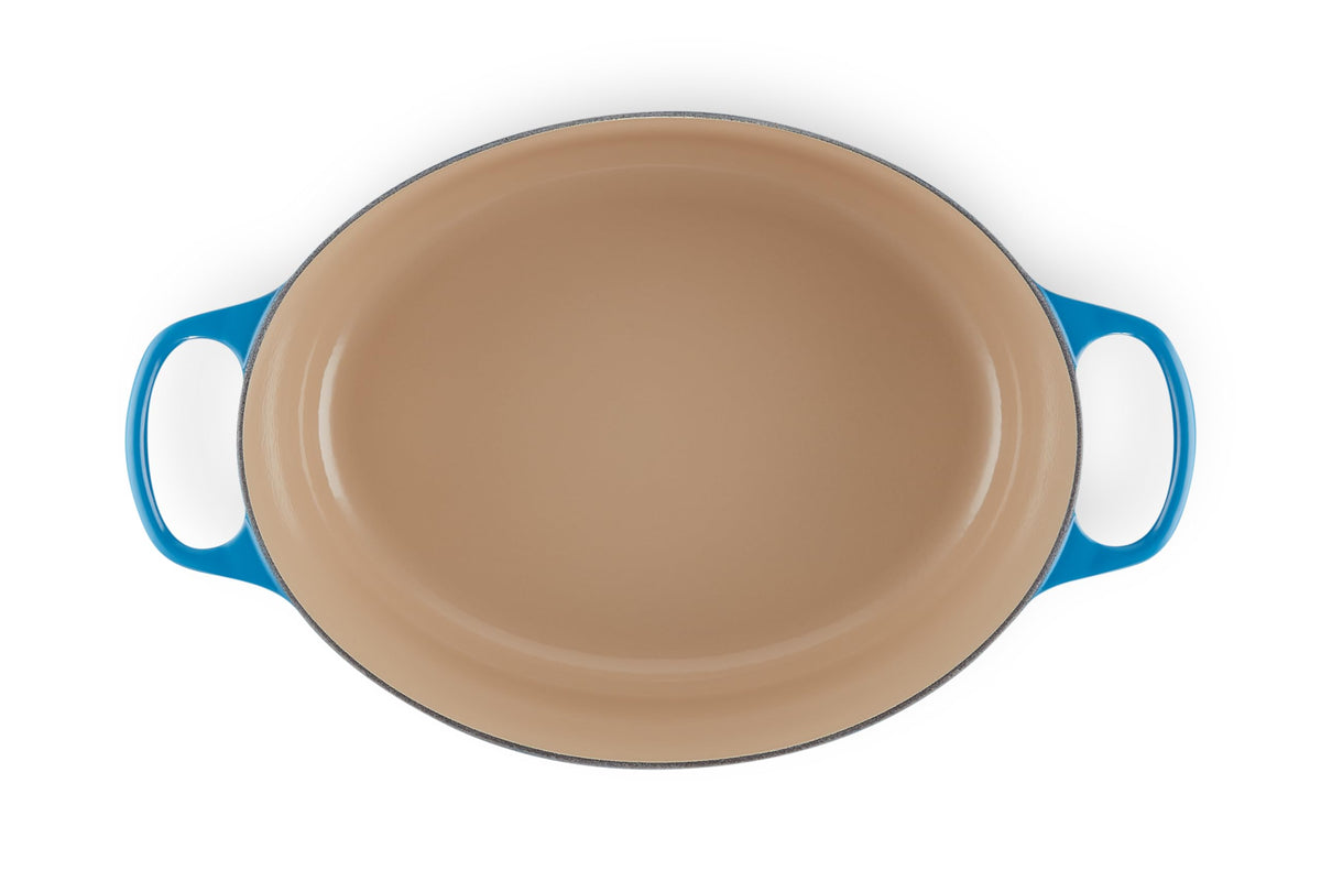 Enameled Cast Iron Oval Dutch Oven
