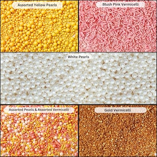 Sprinkles 5 Pack Assorted Cake Decorating Mix (5 Ounce)