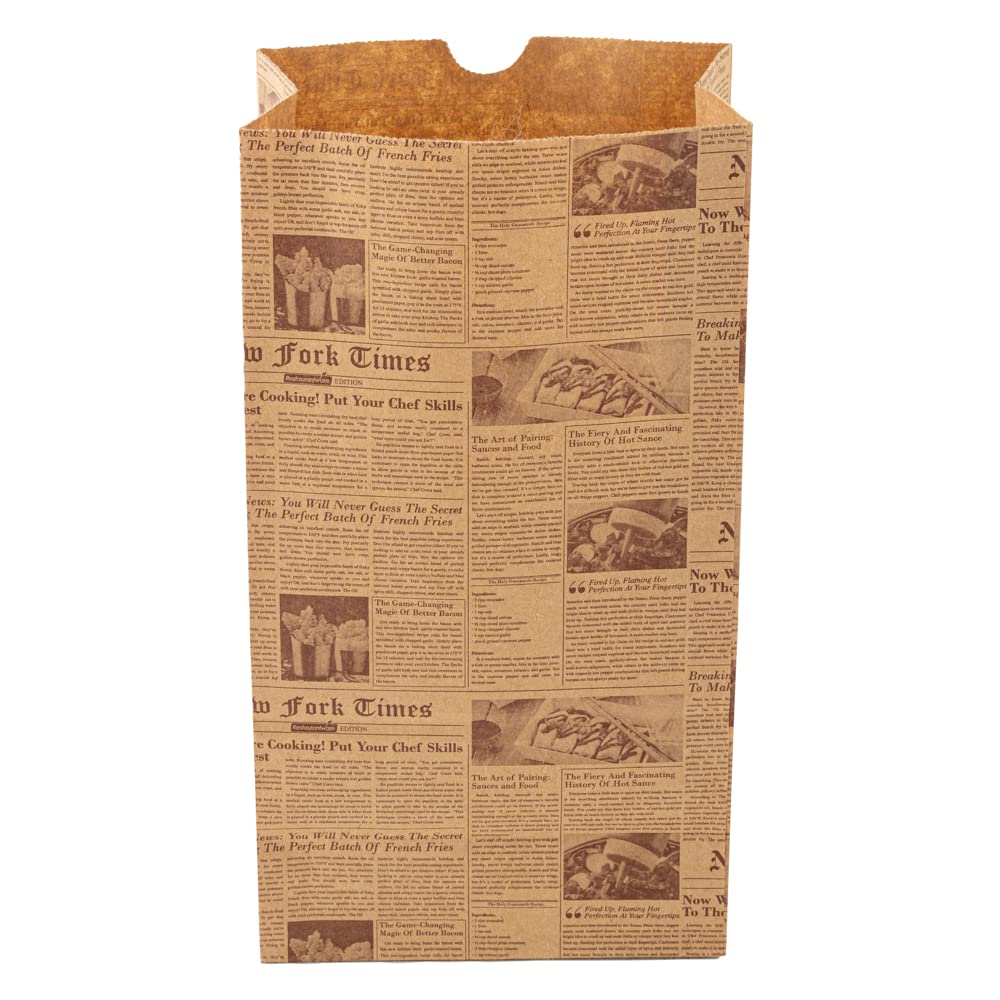 Bag Tek 6 Lb Disposable Lunch Bags 100 Sturdy Take Out Bags (100 Count)