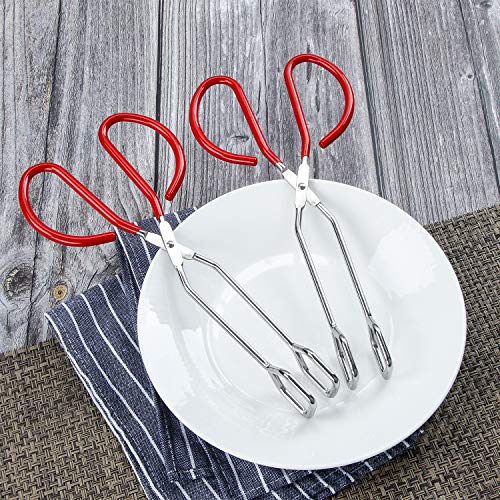 10 Inch Stainless Steel Scissor Tongs (2 Count)