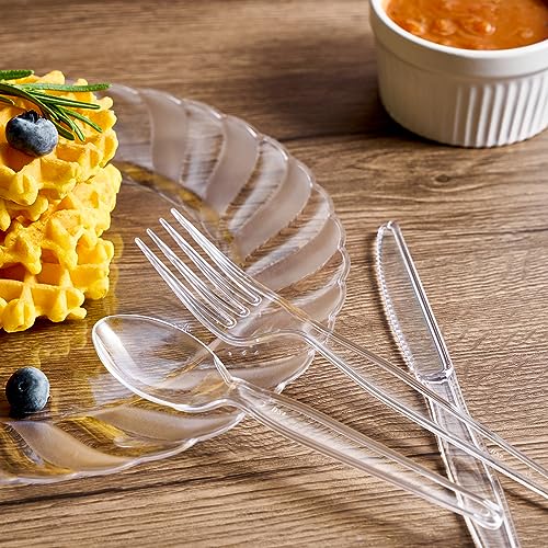 300 Count] Clear Plastic Forks