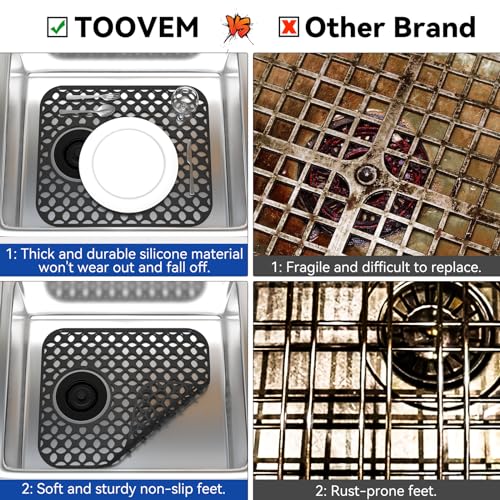 TOOVEM Kitchen Sink Mats