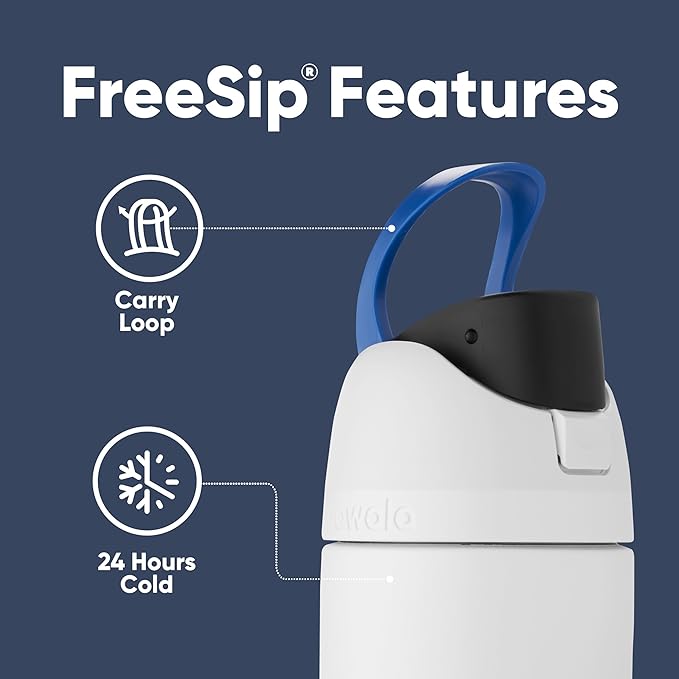 Owala Star Wars FreeSip Insulated Stainless Steel Water Bottle with Straw for Sports and Travel, BPA-Free, 24-Ounce, Stormtrooper | Insulated, with Straw, BPA-Free, Sports Water Bottle, Great for Travel