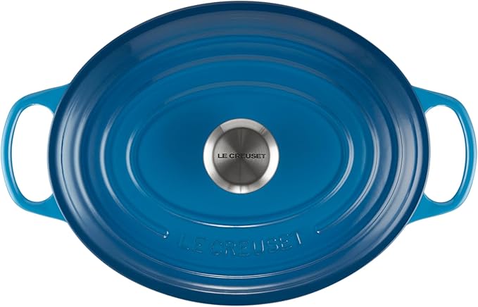 Le Creuset Enameled Cast Iron Signature Oval Dutch Oven, 5 qt, Marseille