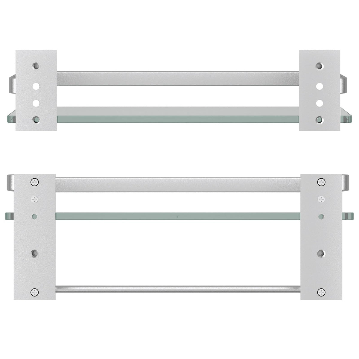 Bathroom Shelves Wall Mounted (2 Count)