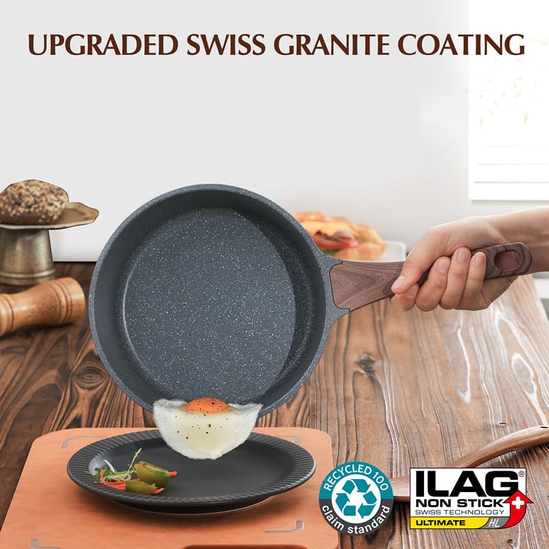 2.0 Quarts Nonstick Saucepan with Lid