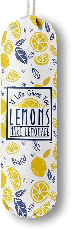 If Life Gives You Lemons Make Lemonade, Kitchen Grocery Bags Holder Container Organizer, Plastic Bag Holders Storage for Garbage Shopping Trash Sack, Gift for Women Mother Grandmother Friend