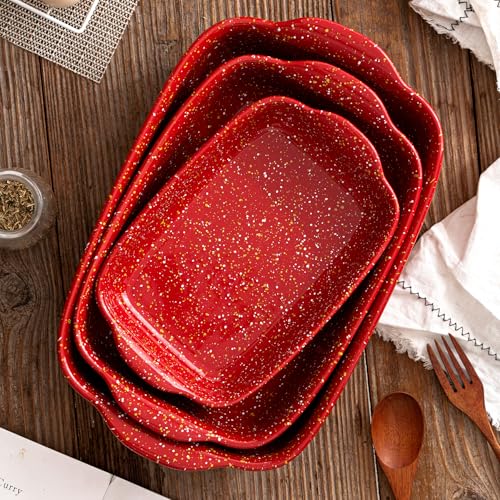 3 Pack Ceramic Lasagna Pan (3 Count)