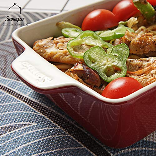 Sweejar Ceramic Bakeware Set (3 Count)