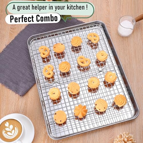 Large Baking Sheet with Wire Rack (2 Count)