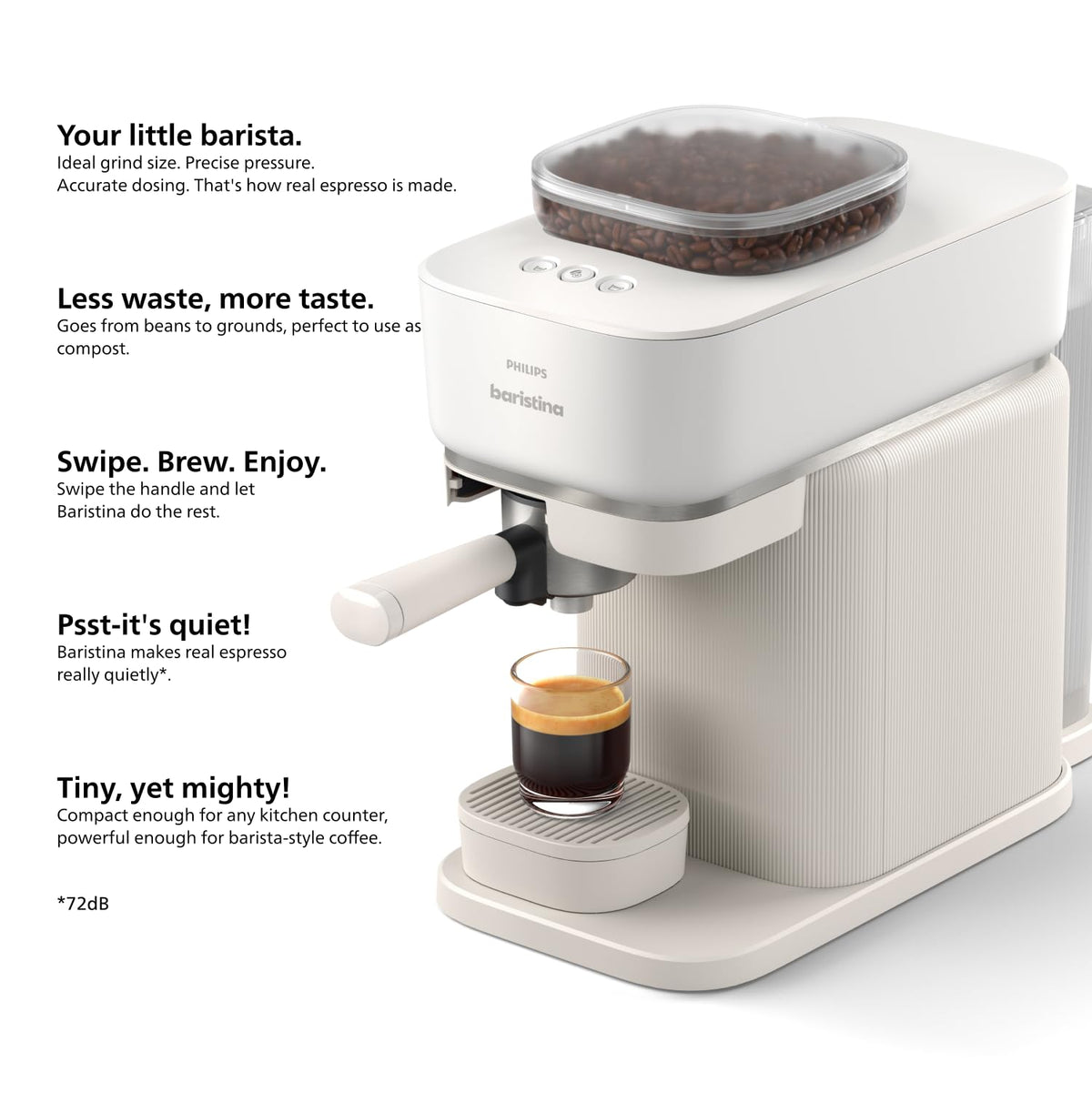 Baristina Espresso Machine & Milk Frother Bundle