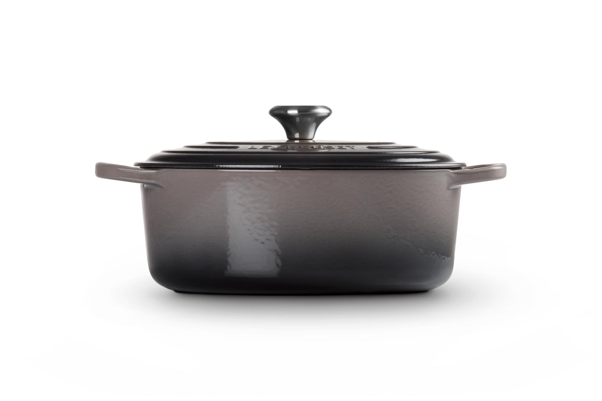 Enameled Cast Iron Oval Dutch Oven
