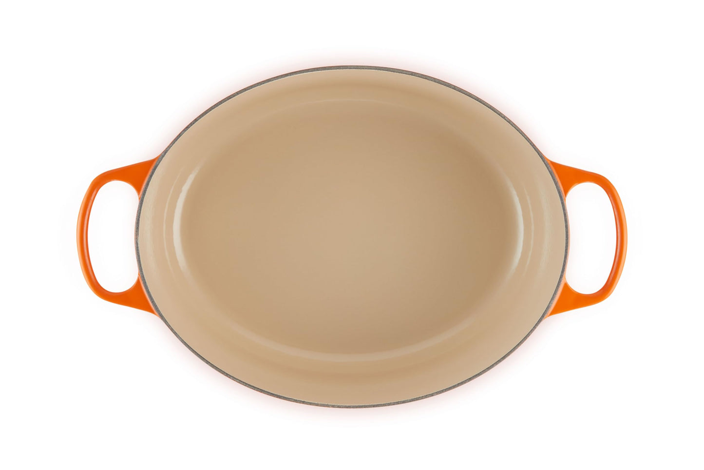 Enameled Cast Iron Oval Dutch Oven