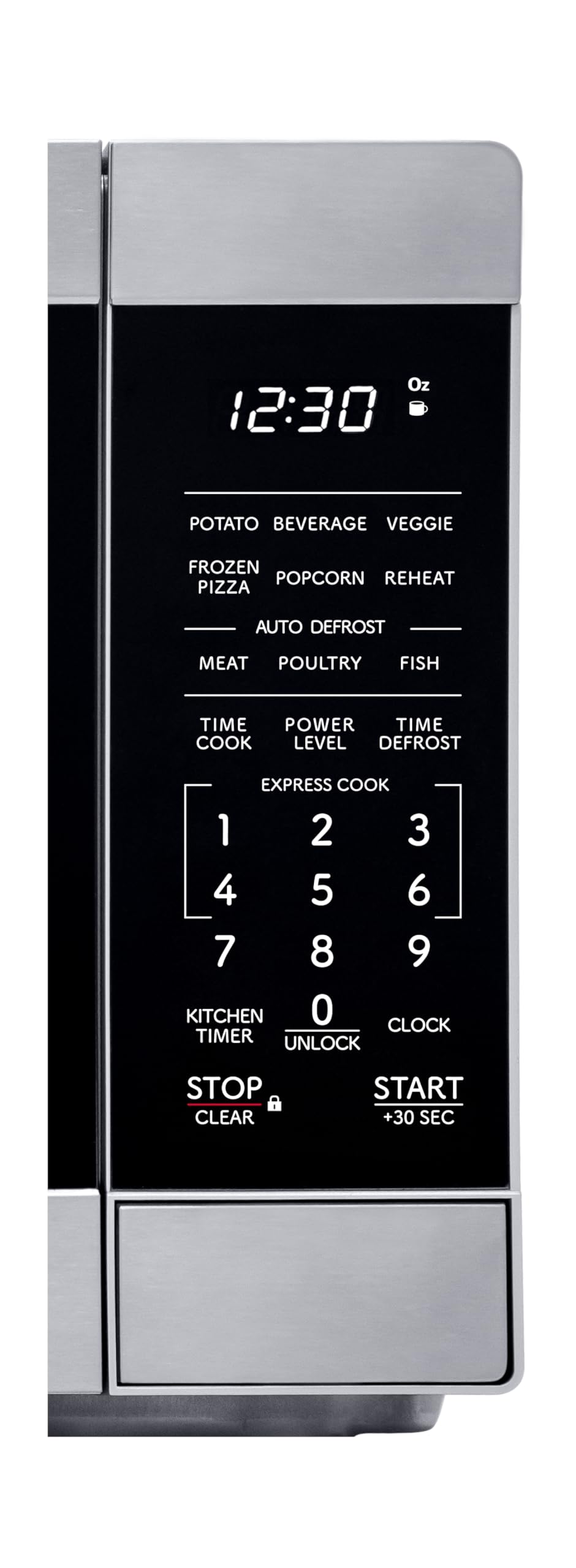 SMC0962KS 0.9 cu. ft. 900W Stainless Steel Countertop Microwave Oven