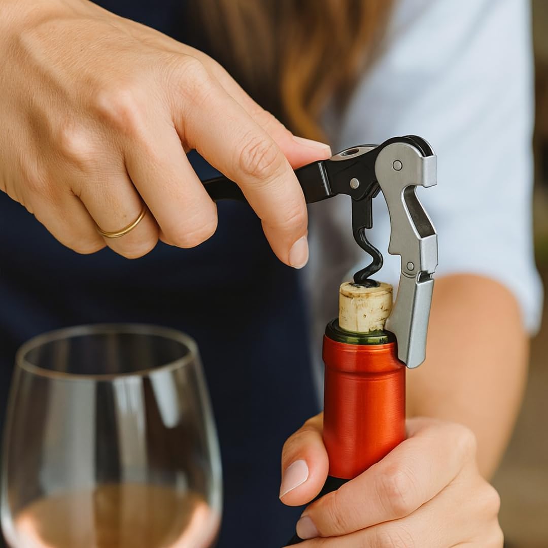 The Wine Chic Engraved Wine Key Corkscrew with Quote and Funny Sayings, Unique Back to School Gifts for Moms and Wine Lovers (School Supplies & Syrah)