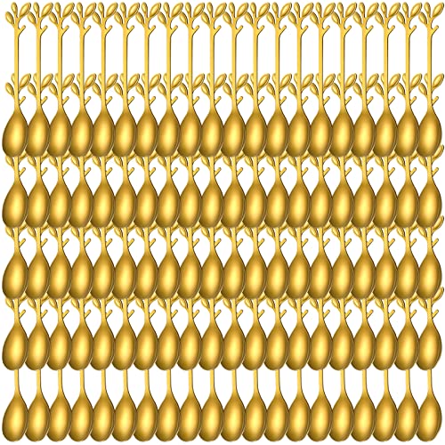 100 Pcs Demitasse Espresso Spoons Tea Spoon Bulk 4.33" (100 Count)