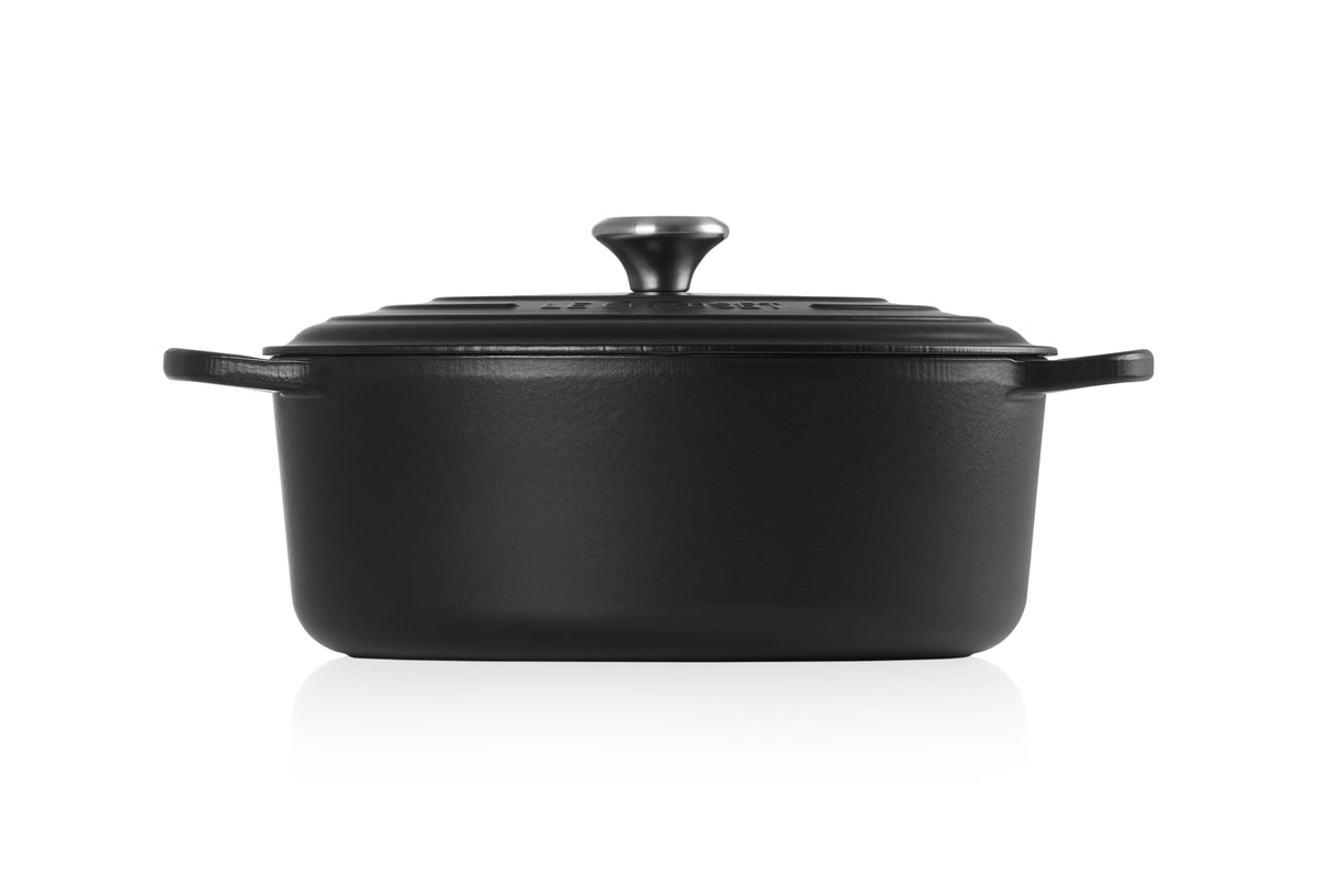 Enameled Cast Iron Oval Dutch Oven