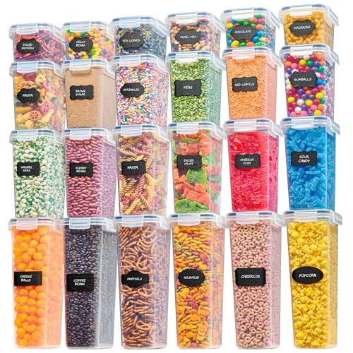 Airtight Food Storage Containers with Lids 24 (24 Count)