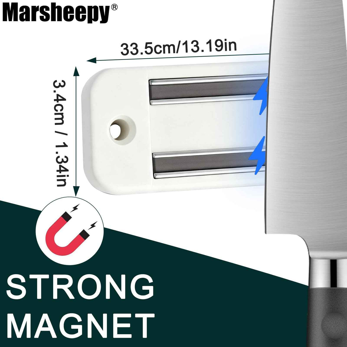 Magnetic Knife Strips Holder for Wall