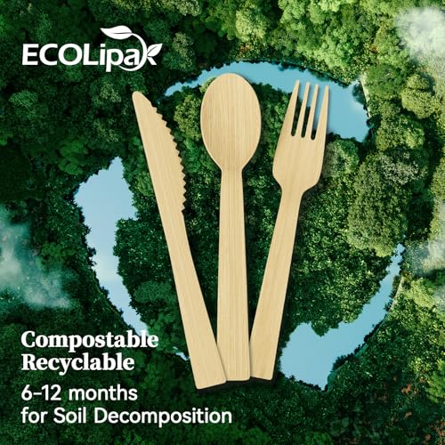 300 Count Bamboo Cutlery Set