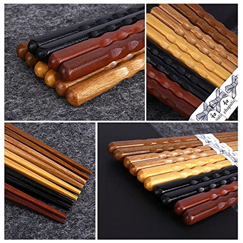 10 Pairs Set of Wooden Chopstick (10 Count)